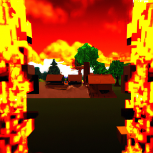 Minecraft's Fiery Realm